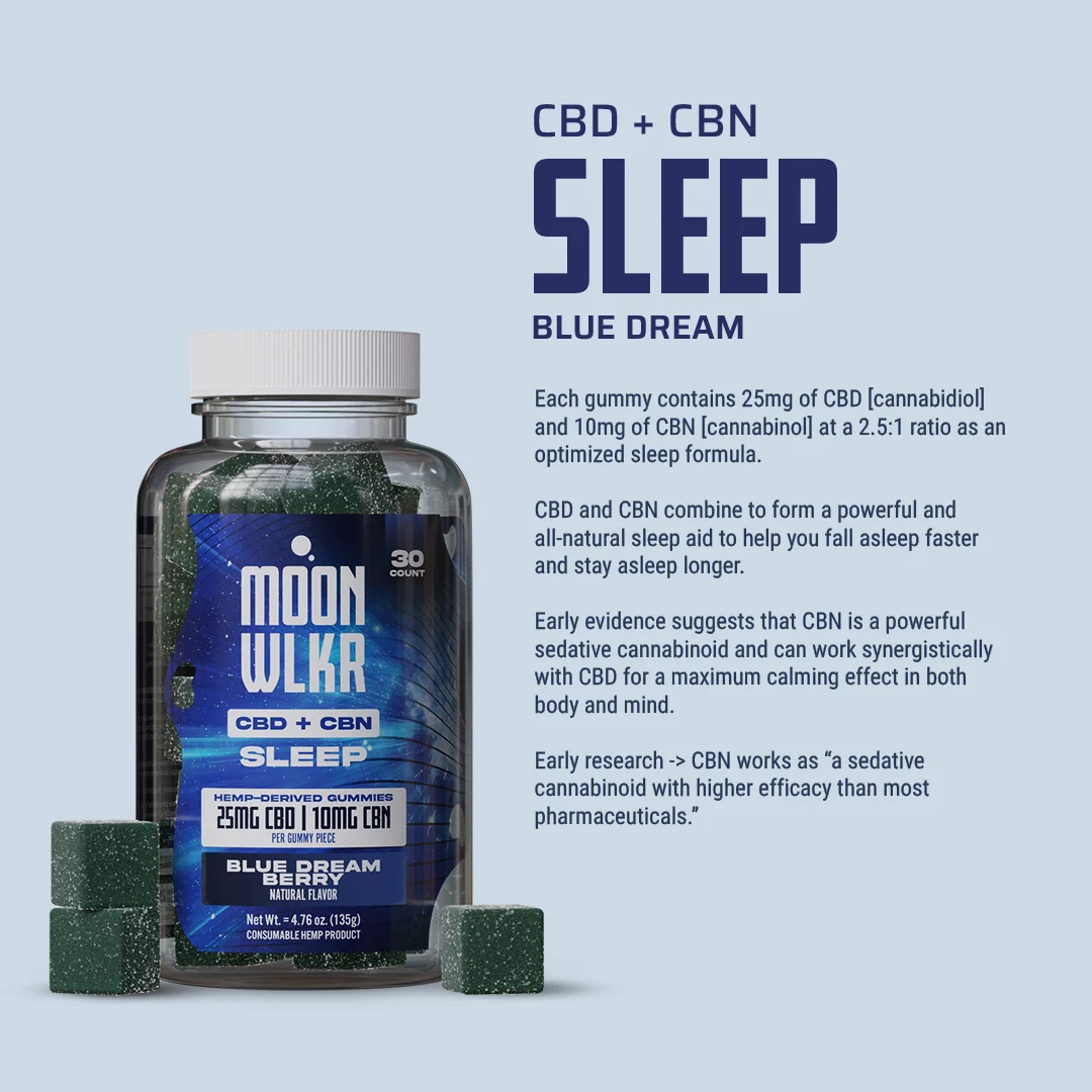 CBD:CBN Sleep Gummies — Blue Dream Berry - Image 3