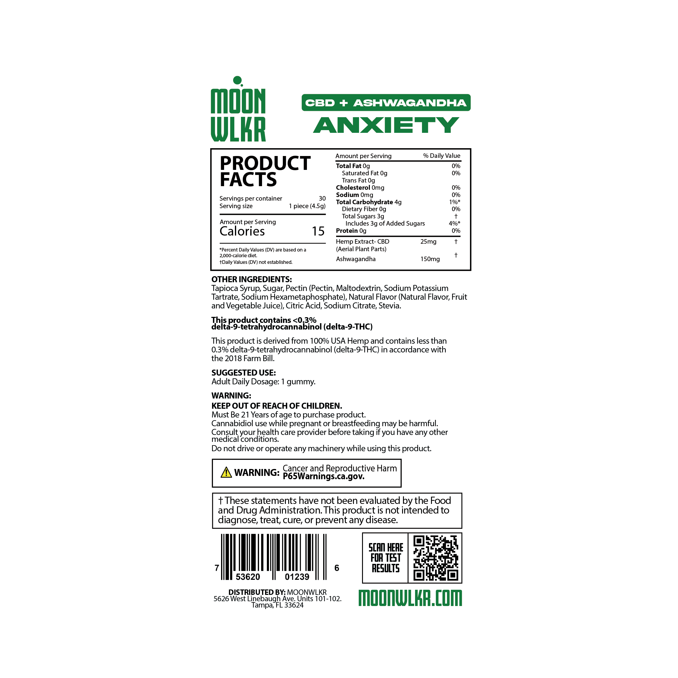 CBD:Ashwagandha Stress Relief Gummies — Mixed Berry - Image 3