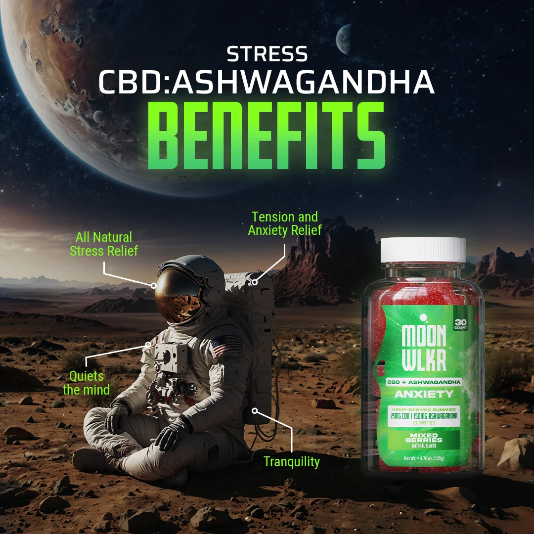 CBD:Ashwagandha Stress Relief Gummies — Mixed Berry - Image 5