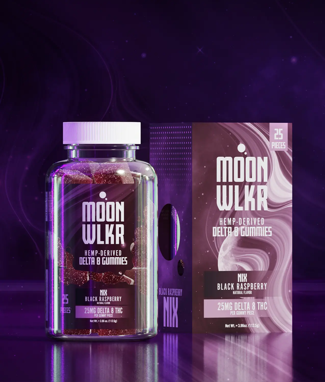 Delta 8 Gummies — Black Raspberry - Image 4