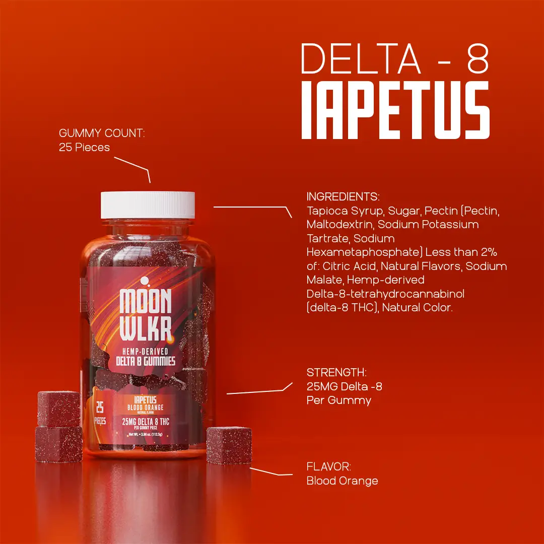 Delta 8 Gummies — Blood Orange - Image 3