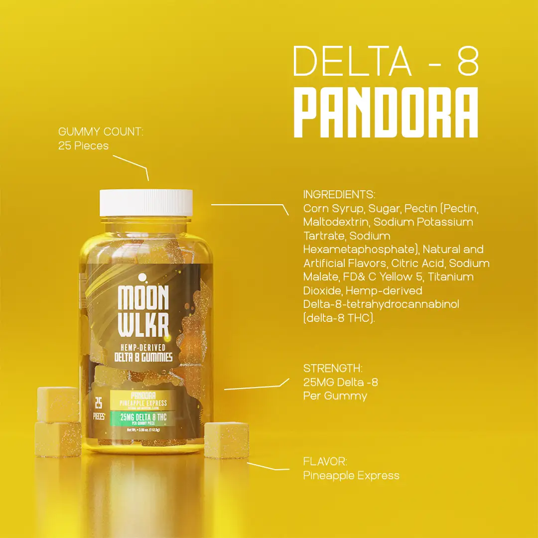 Delta 8 Gummies — Pineapple Express - Image 3