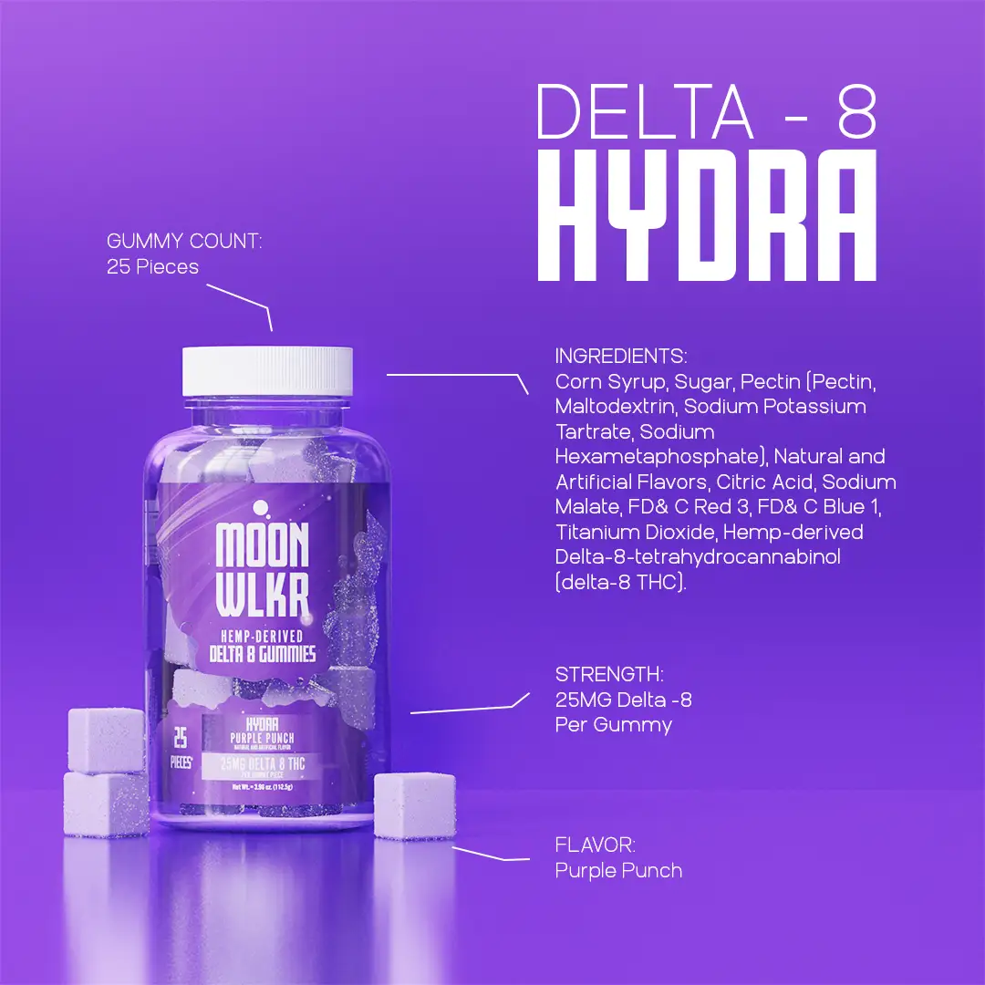 Delta 8 Gummies — Purple Punch - Image 3