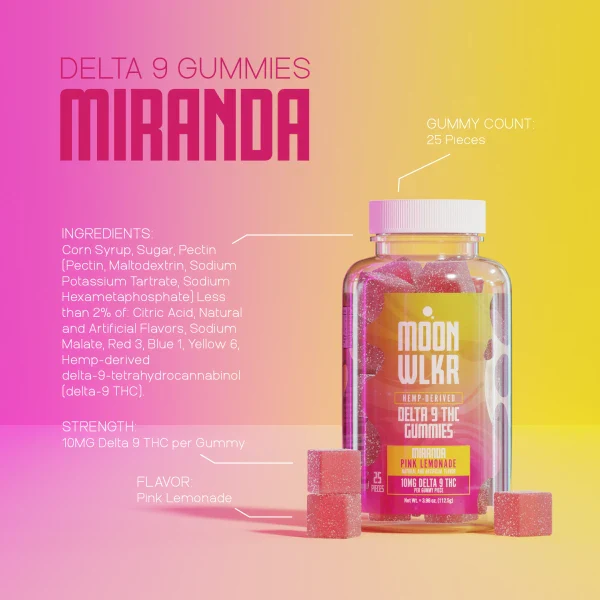 Delta 9 Gummies — Pink Lemonade - Image 3