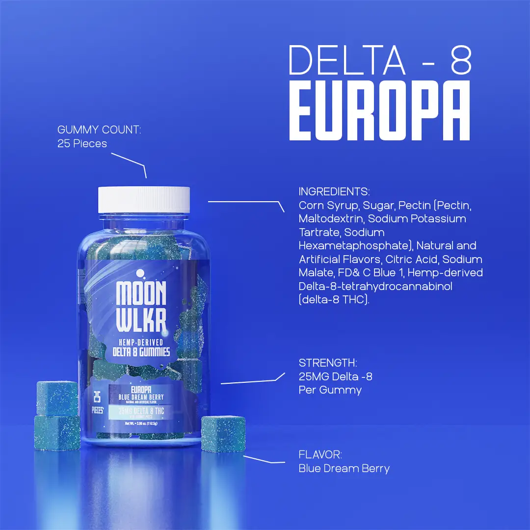 Delta 8 Gummies — Blue Dream Berry - Image 3