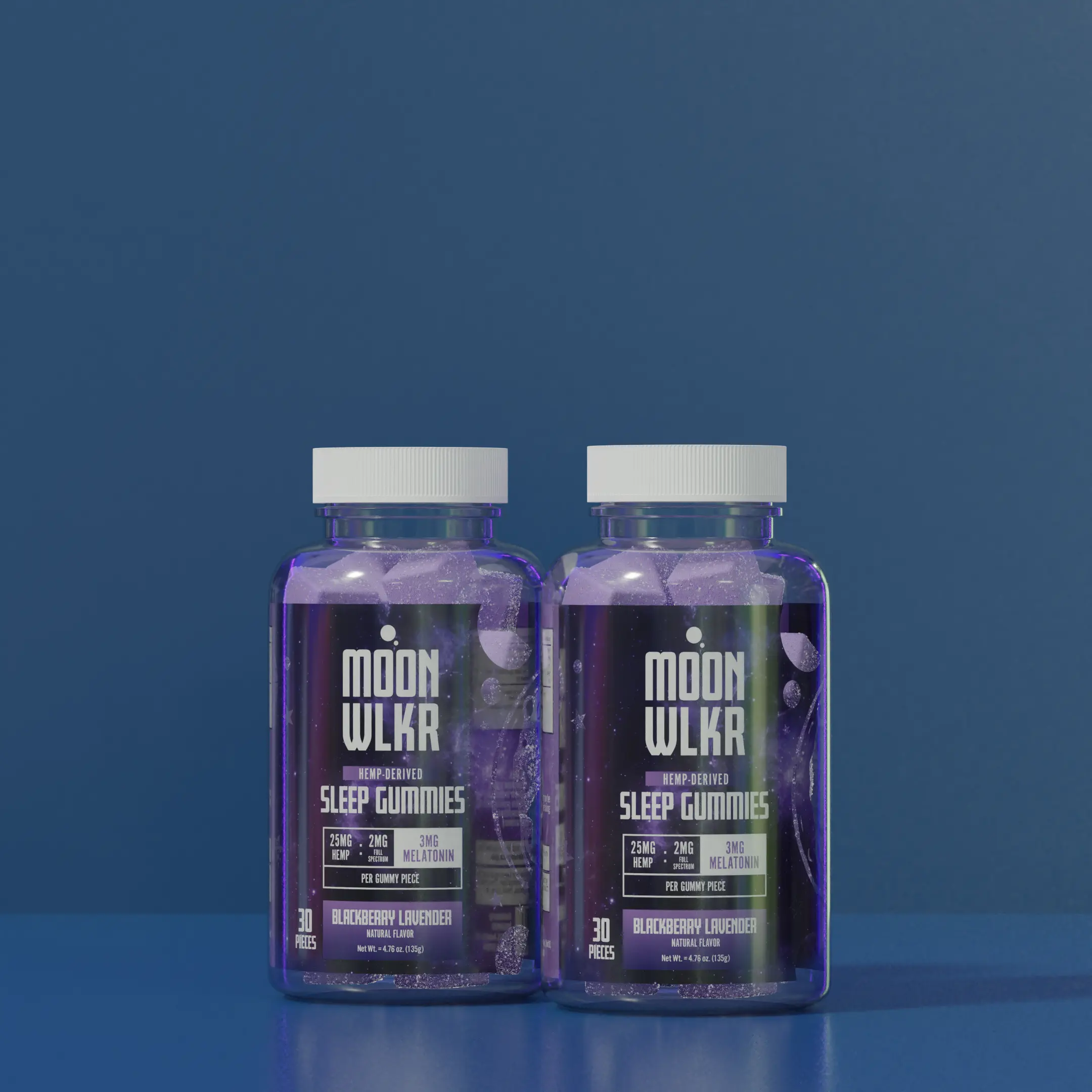 CBD : THC : Melatonin Sleep Gummies — Blackberry Lavender - Image 4