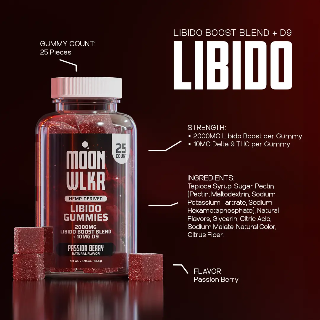 Delta 9 Libido Gummies — Passion Berry - Image 3